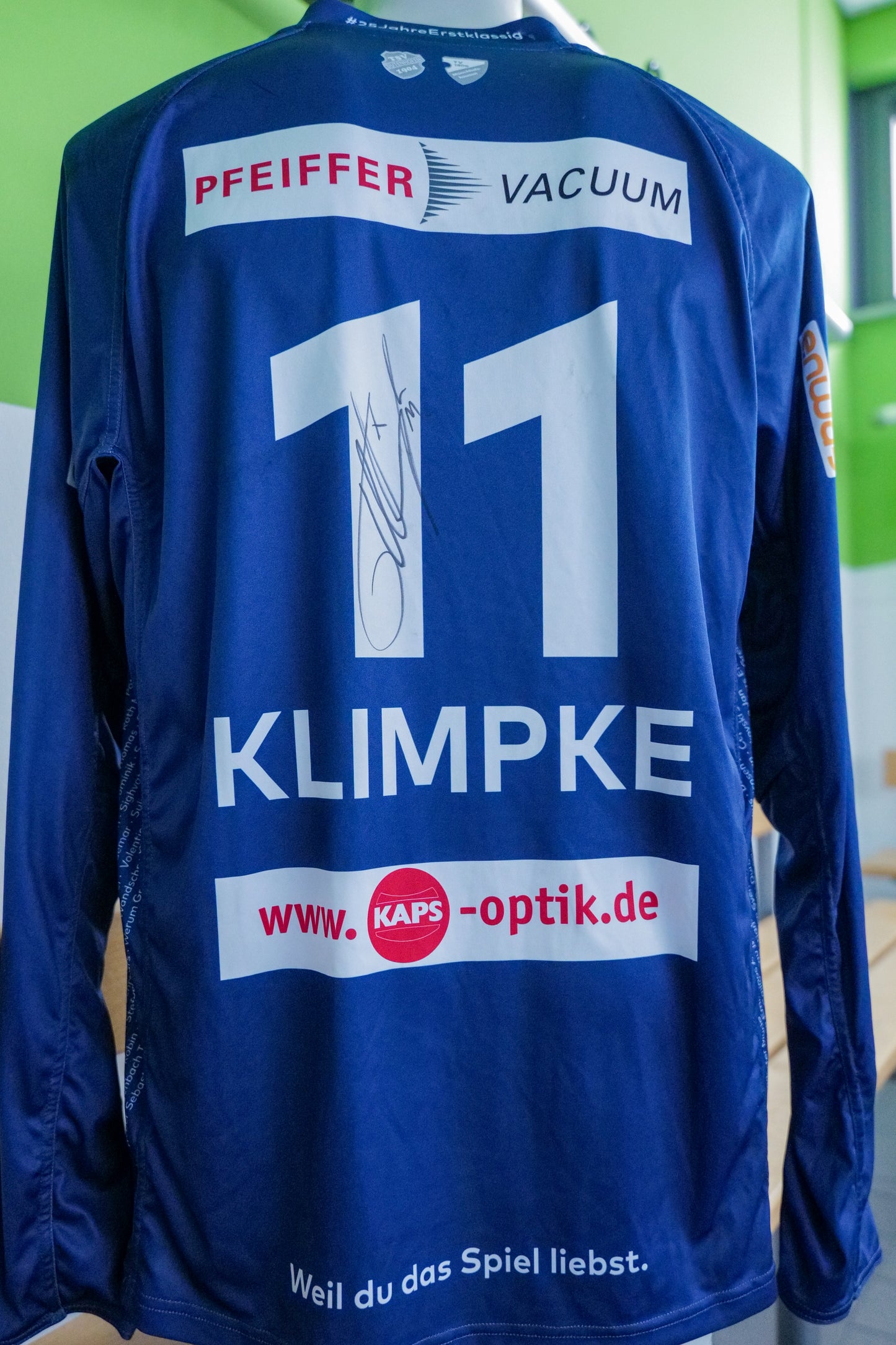 Matchworn Torwarttrikot - #11 Till Klimpke