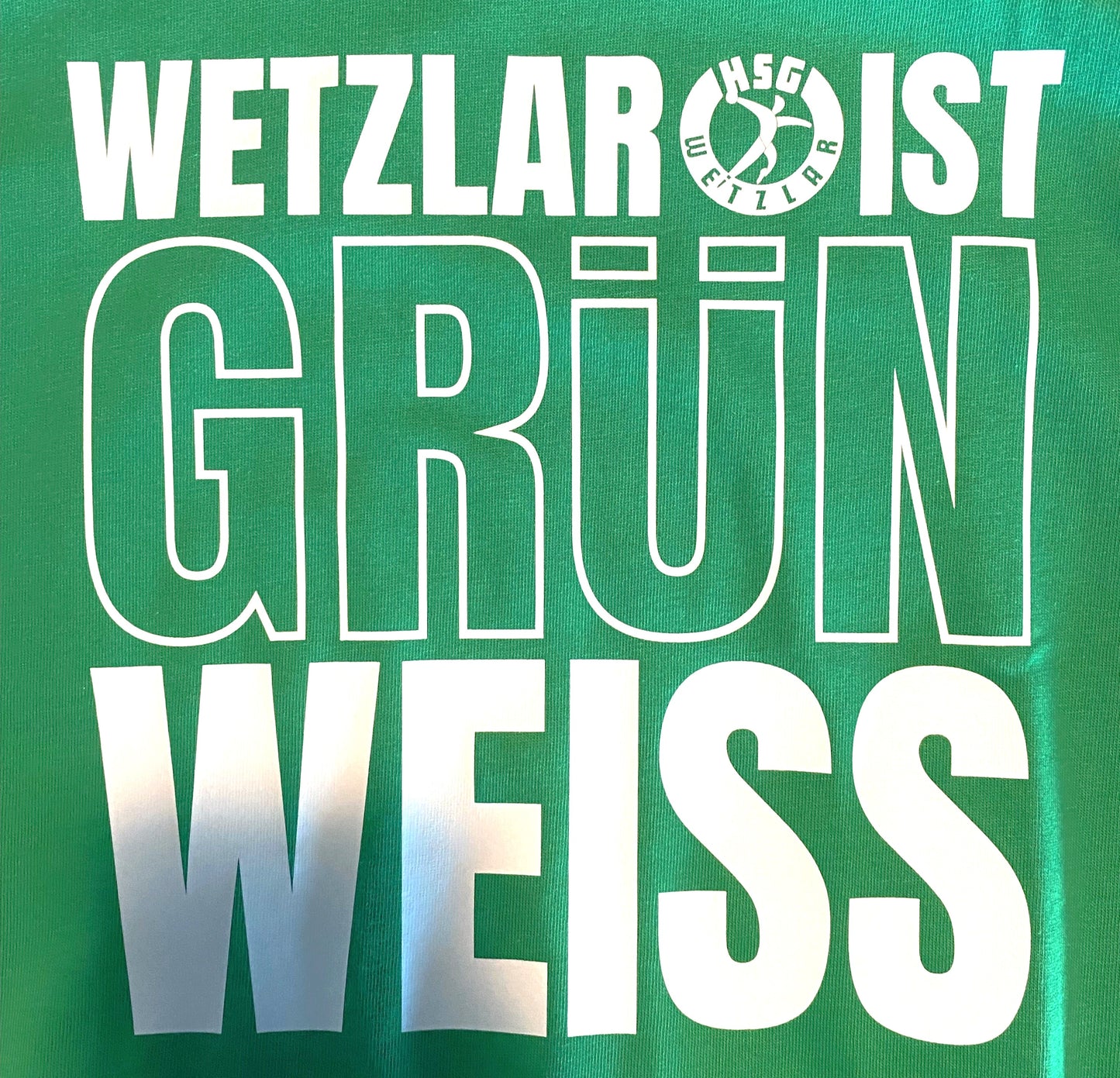 Fan-Shirt Grün "Wetzlar ist grün-weiß"