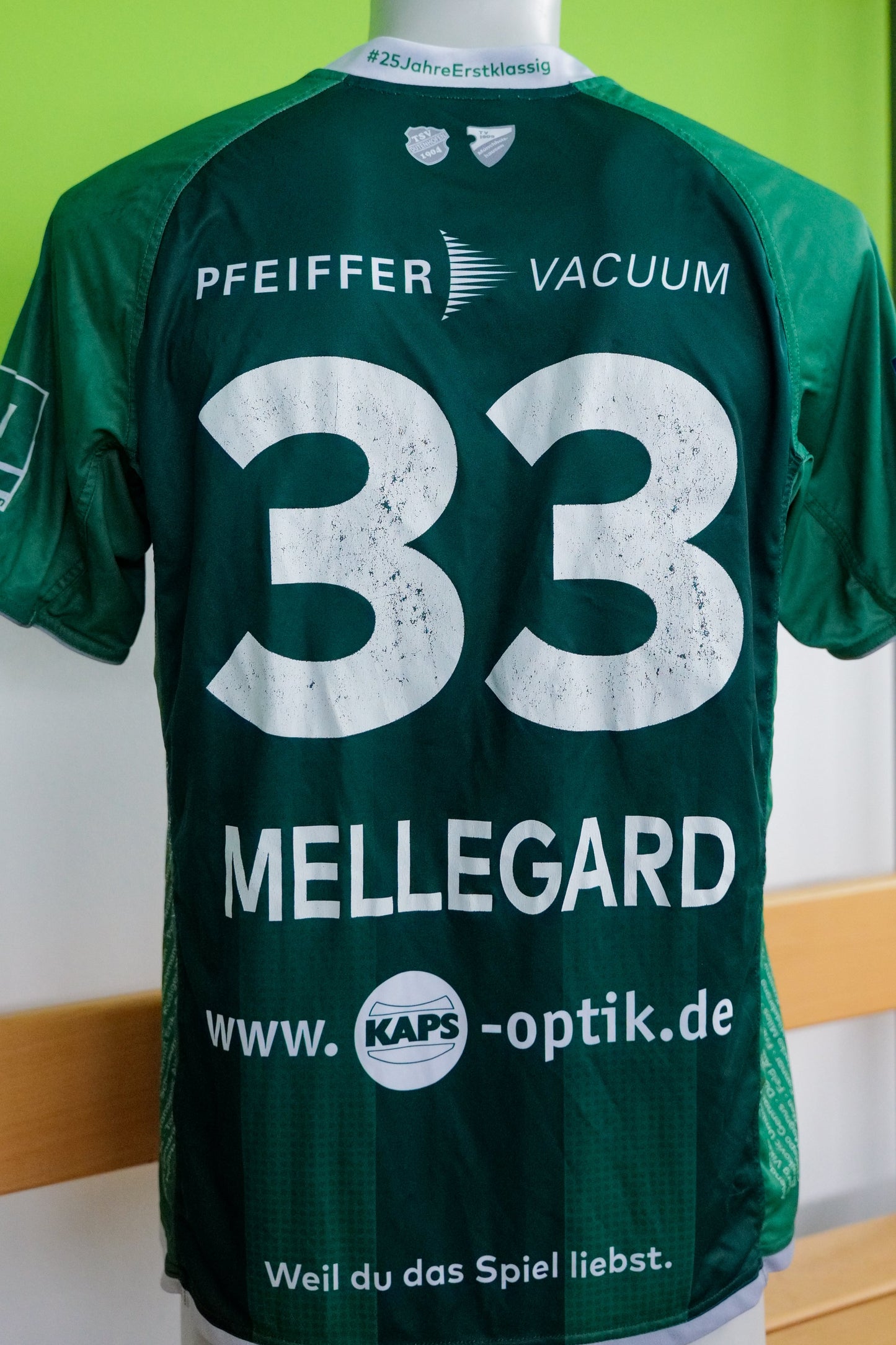 Matchworn Heimtrikot - #33 Emil Mellegard